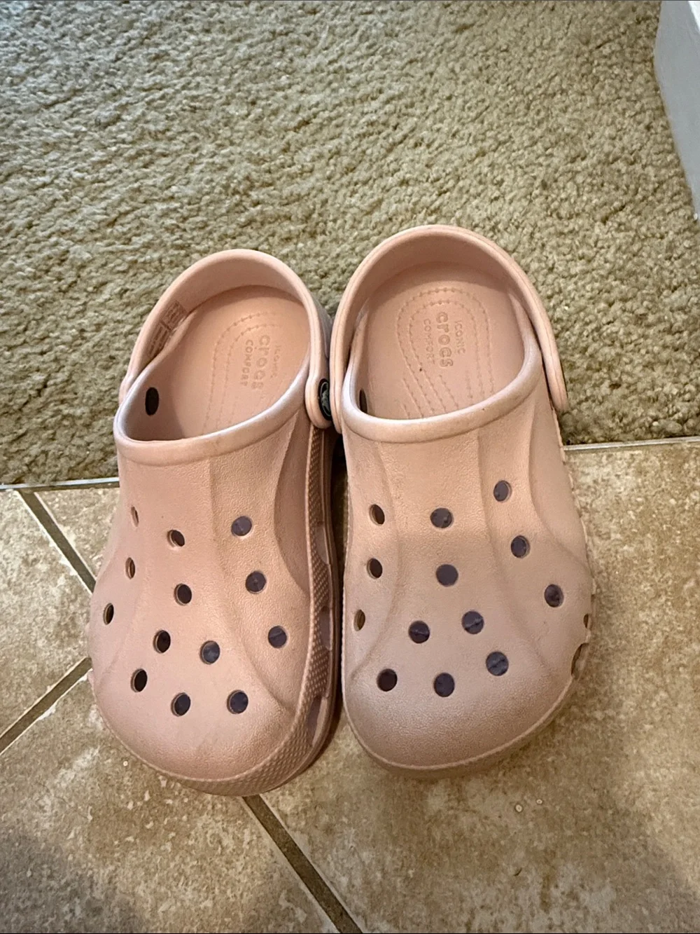 CROCS Kids Blush Pink Classic Clog
